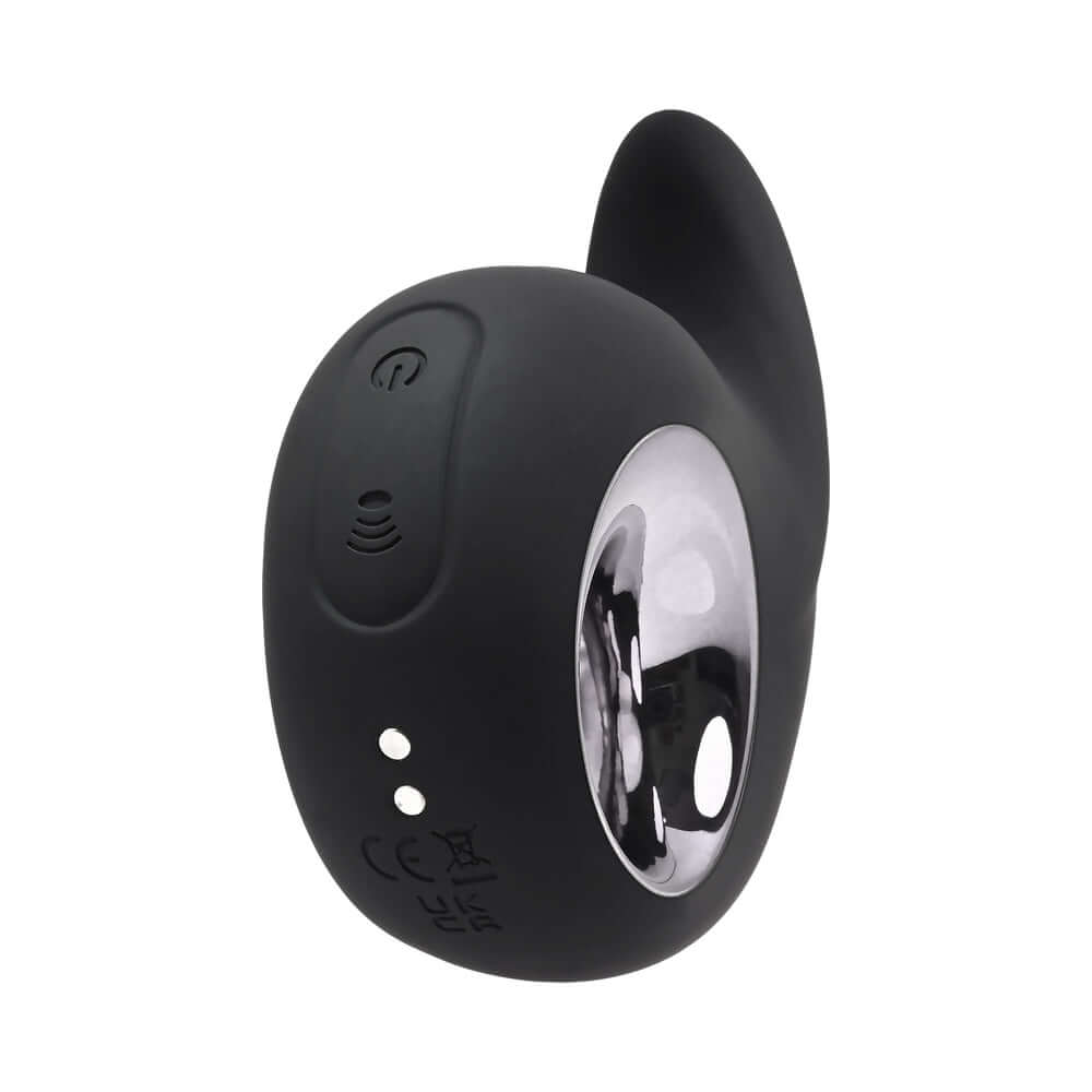 Playboy Ring My Bell Rechargeable Silicone Tapping Vibrator Black