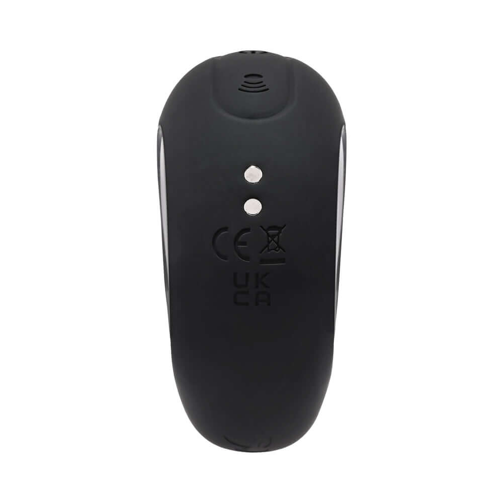 Playboy Ring My Bell Rechargeable Silicone Tapping Vibrator Black