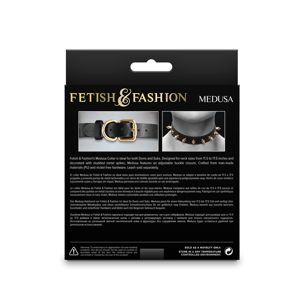 Fetish & Fashion Medusa Collar Black