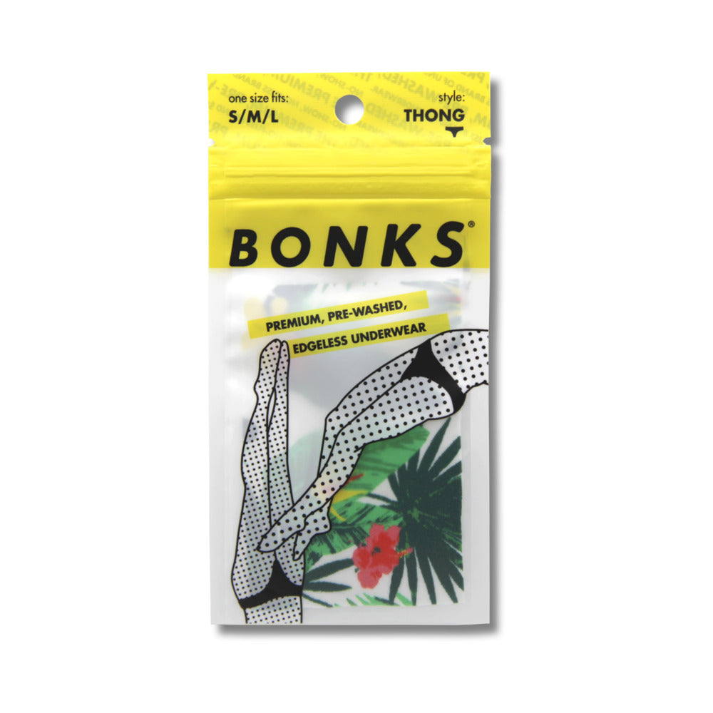 Bonks Tropic Like It's Hot Seamless Thong O/S