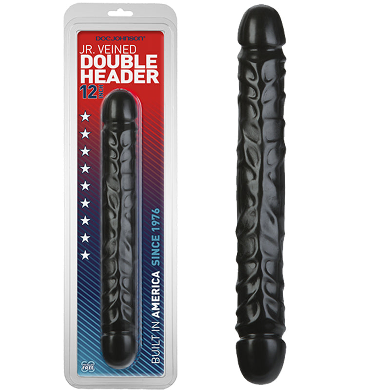 Jr. Double Header: 12 inches x 1.5 inches (Black)