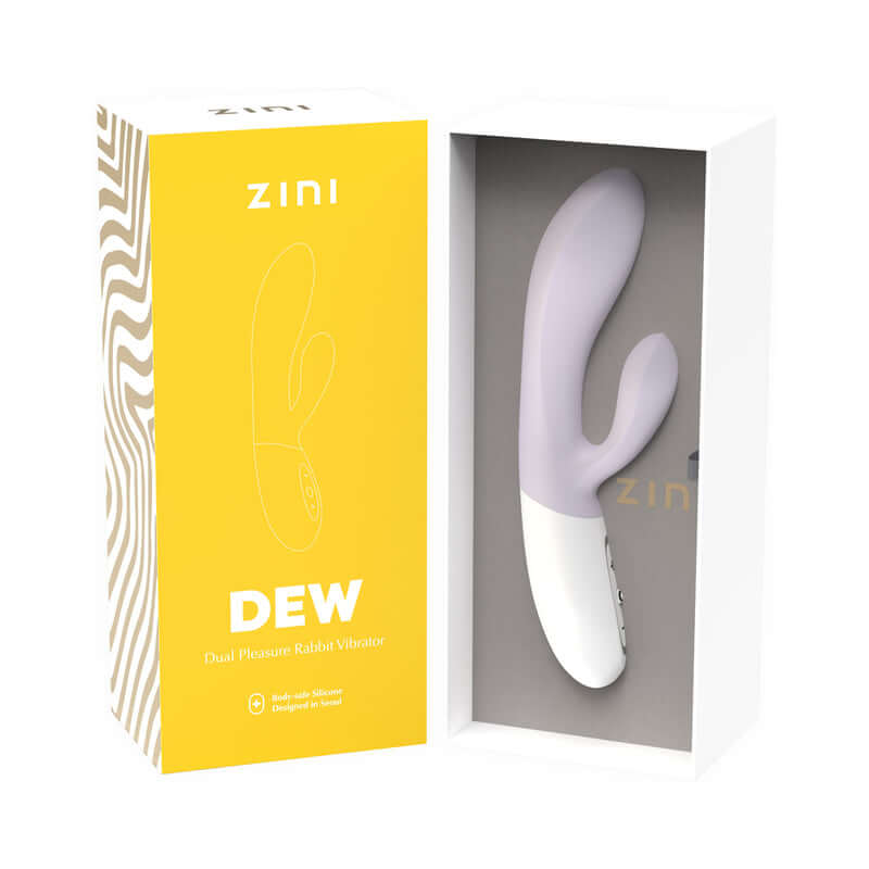 Zini Dew Purple Hydrangea Rabbit Vibrator