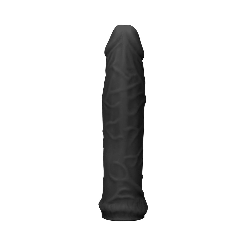 RealRock Skin 6 inches Penis Extender Sleeve Black