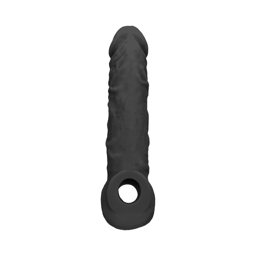 RealRock Skin 8 inches Penis Extender Sling Black