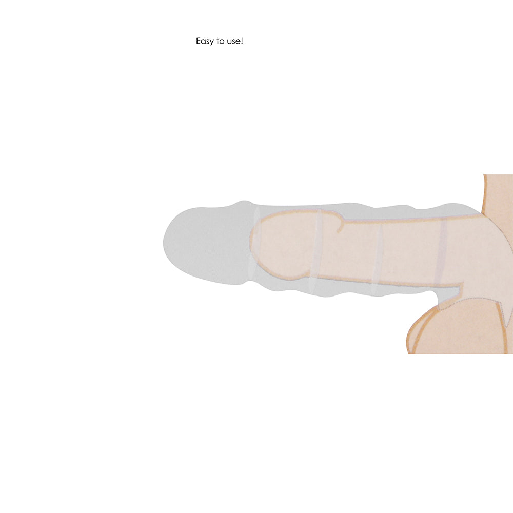 RealRock Skin 8 inches Penis Extender Sling Beige