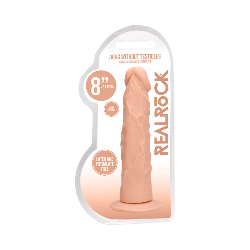 RealRock Skin 8 inches Dildo Beige