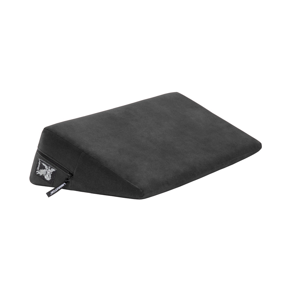 Liberator Wedge Black Sex Pillow for enhanced pleasure and comfort during intimate experiences.