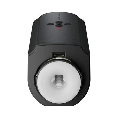 Lovense Solace Thrusting Masturbator top view showcasing its innovative design and user-friendly features.