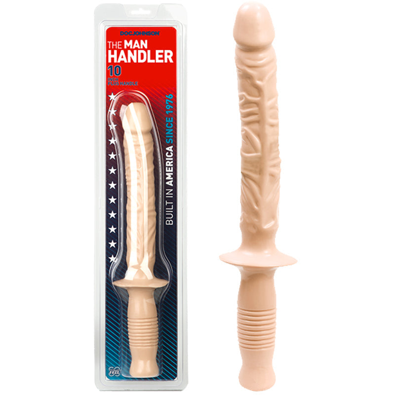 Manhandler Dildo 15 inches x 1.25 inches (White)