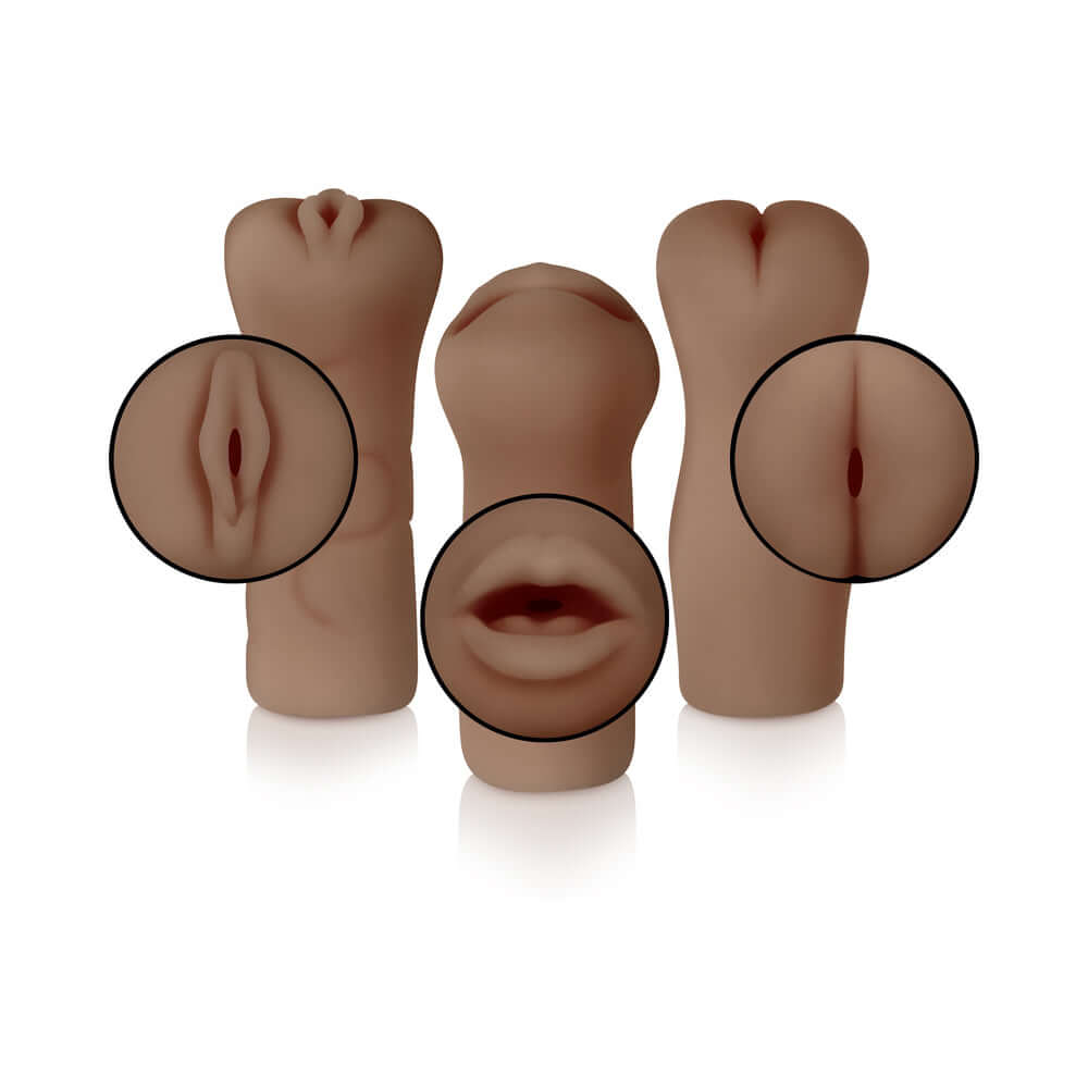 Selopa Party Pack 3-Piece Stroker Pack Dark