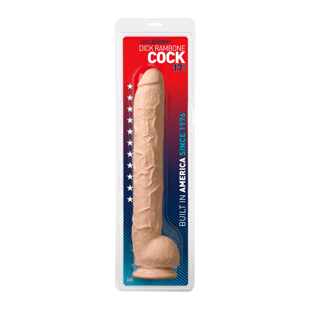 Dick Rambone Huge Dildo 17 inches - Vanilla