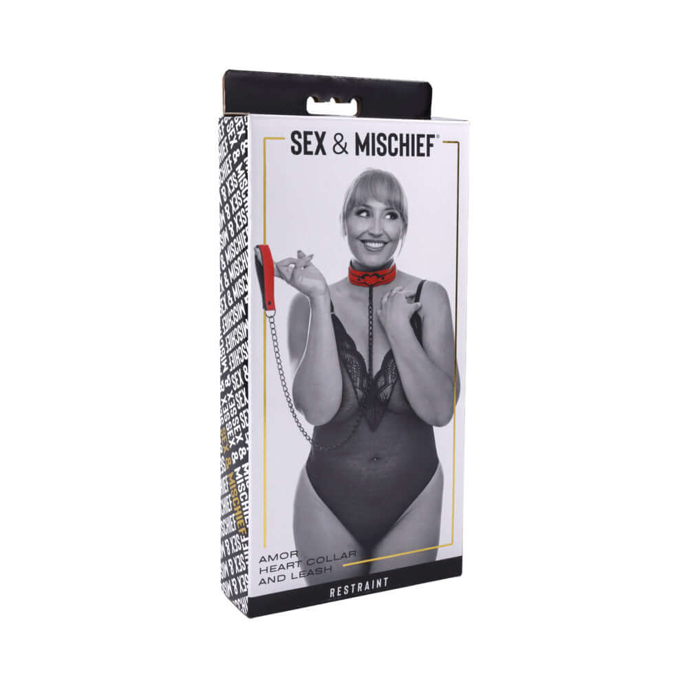 Sportsheets Sex & Mischief Amor Collar and Leash
