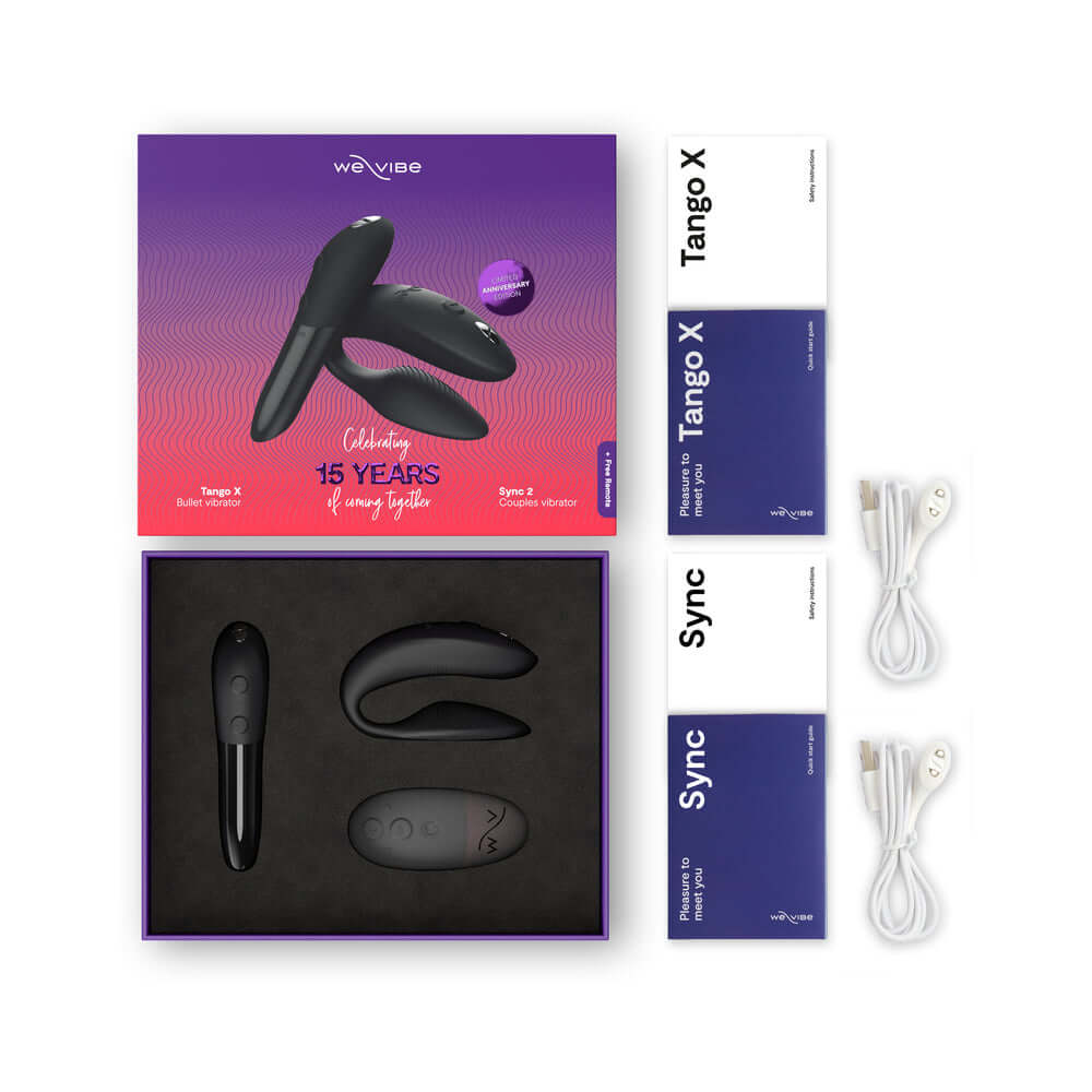 We-Vibe 15 Year Anniversary Collection Set with Remote Control - Black
