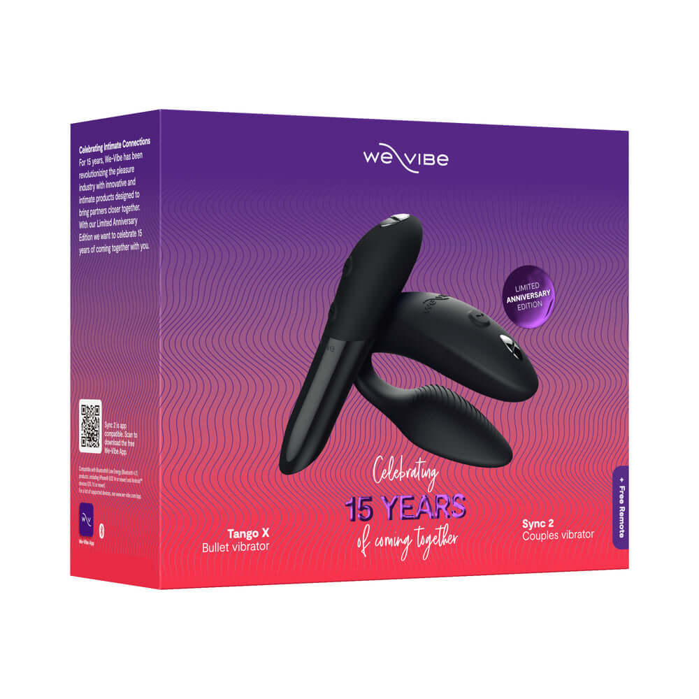 We-Vibe 15 Year Anniversary Collection Set with Remote Control - Black