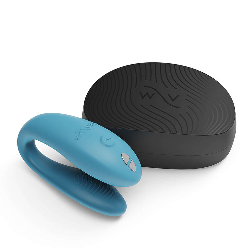 We-Vibe Sync Go App Control Rechargeable Silicone Couples Vibrator - Turquoise