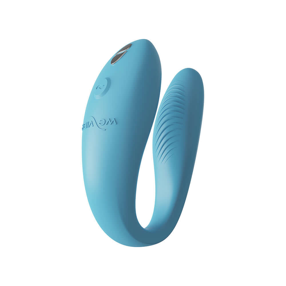 We-Vibe Sync Go App Control Rechargeable Silicone Couples Vibrator - Turquoise