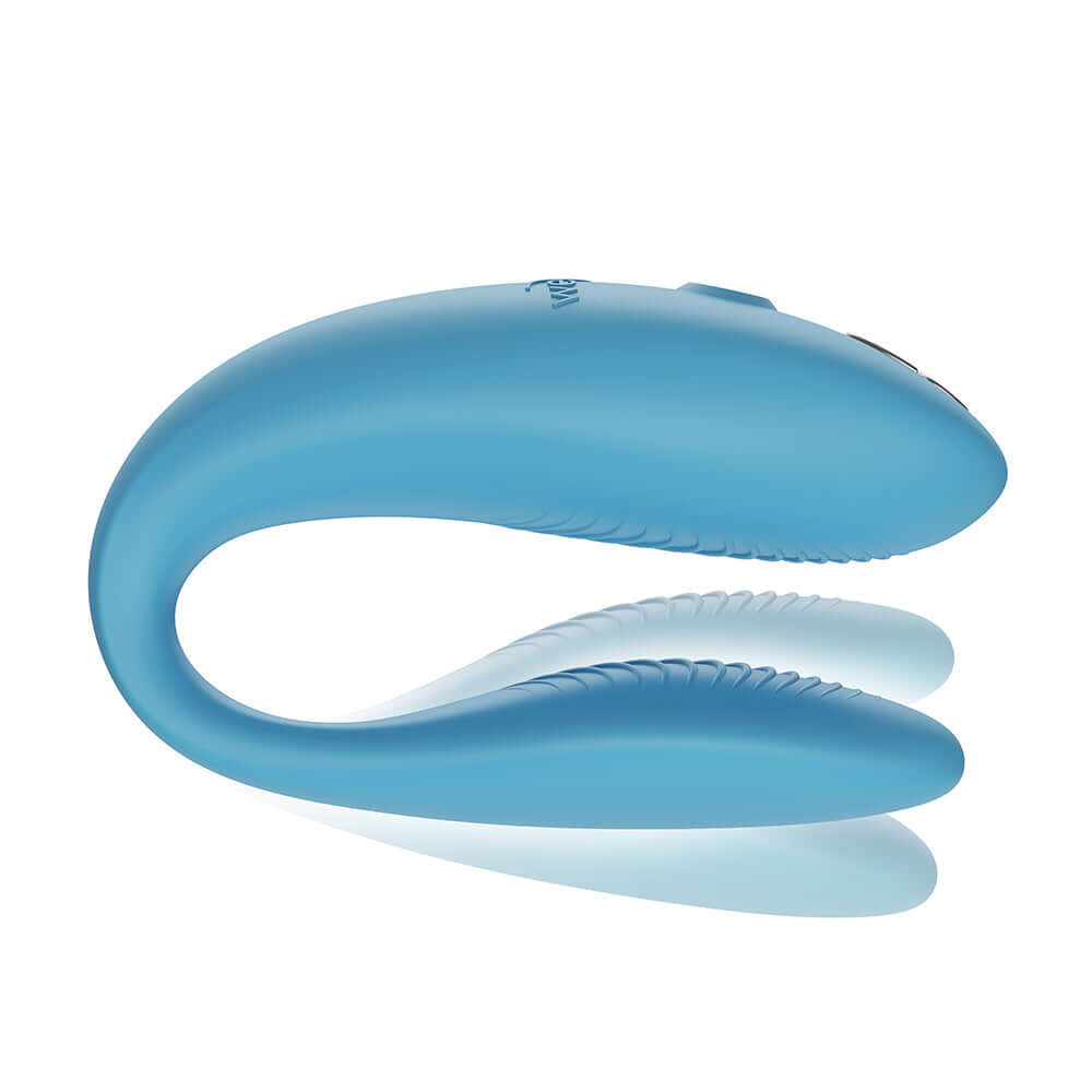 We-Vibe Sync Go App Control Rechargeable Silicone Couples Vibrator - Turquoise