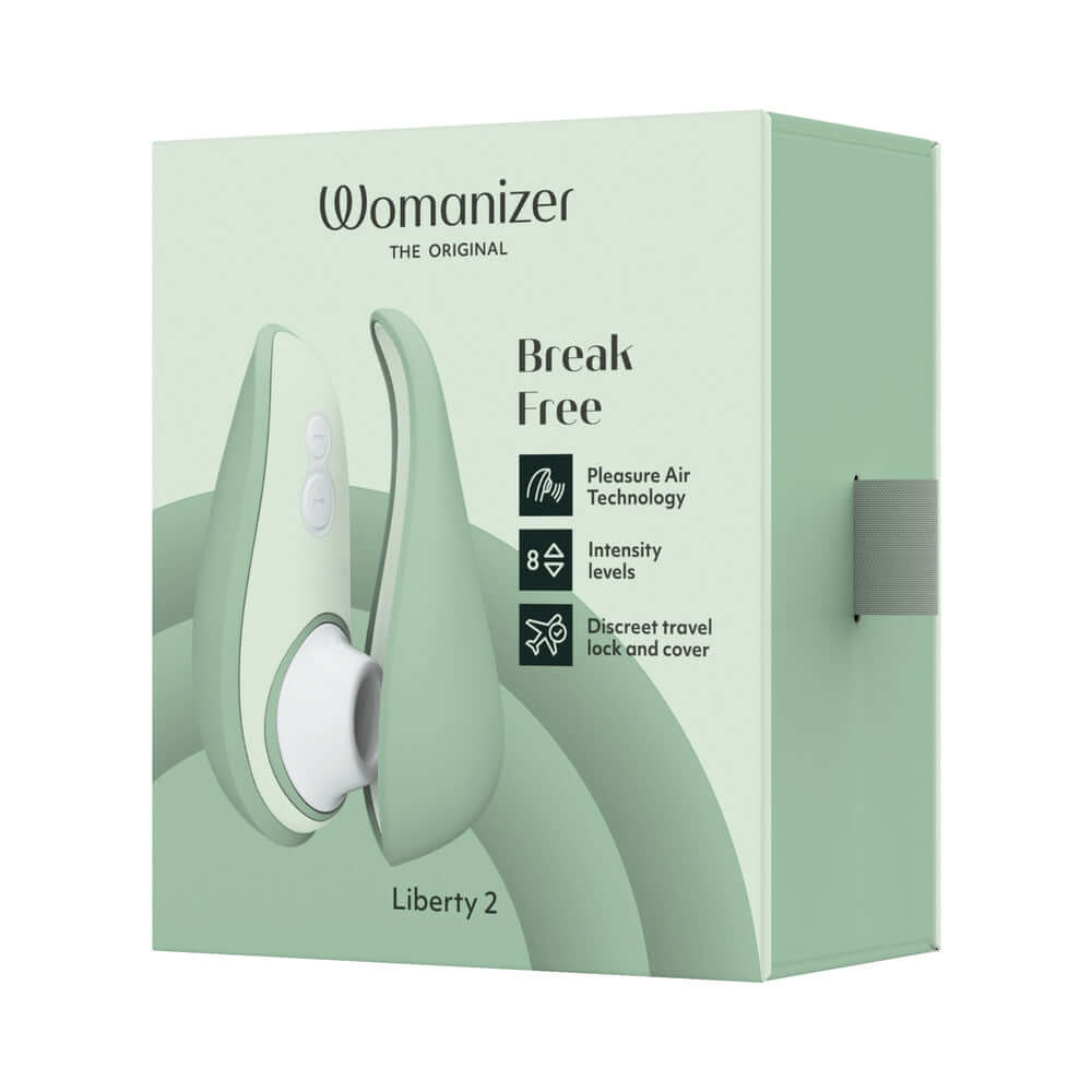 Womanizer Liberty 2 Rechargeable Silicone Clitoral Stimulator - Sage