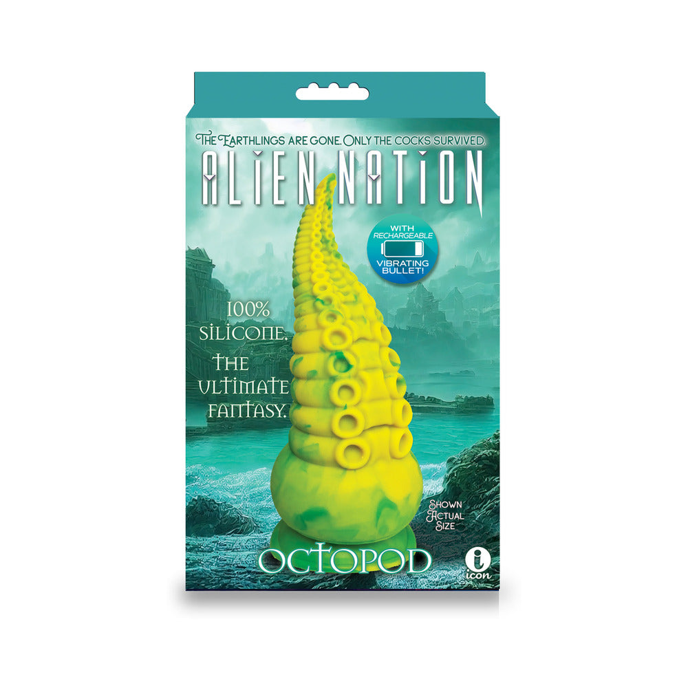 AlienNation Octopod 9 inches Vibrating Silicone Dildo