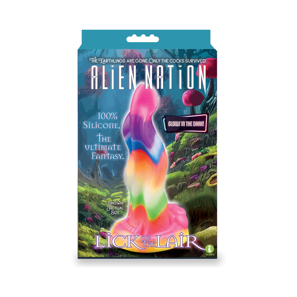 AlienNation Lick of the Lair 7 inches Glow-in-the-Dark Silicone Dildo