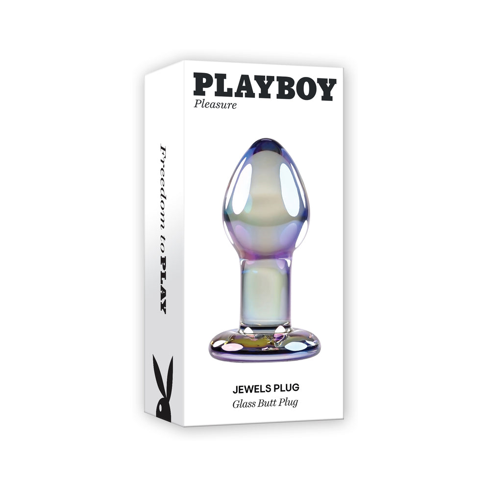Playboy Jewels Glass Anal Plug