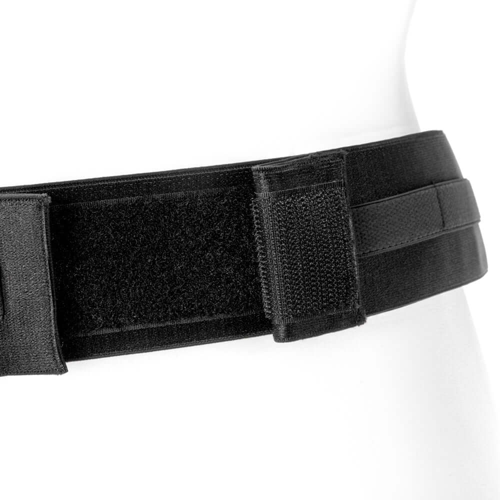 SpareParts Joque Cover Underwear Harness Black Size A Nylon side view showing soft, adjustable straps for comfort.