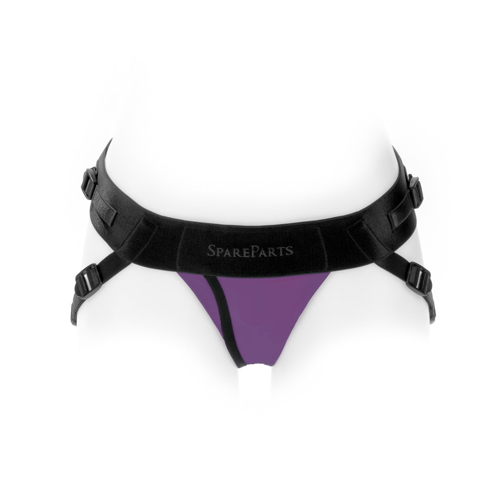 SpareParts Joque Cover Underwear Harness Purple (Double Strap) Size A Nylon
