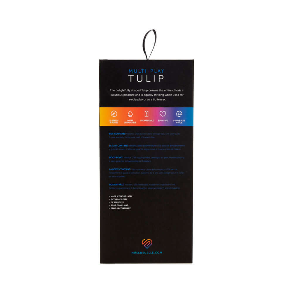 Nu Sensuelle Tulip Multi-Play Stimulator Millennial Pink