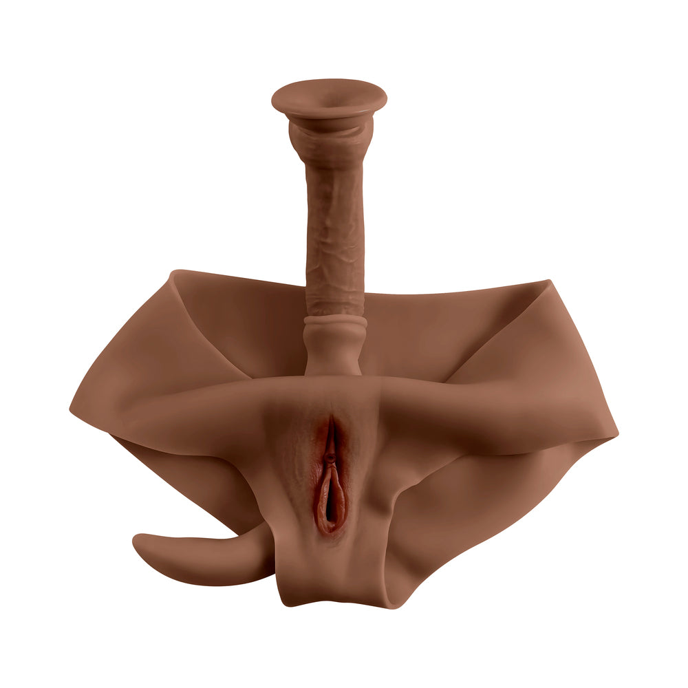 Gender X Vagina Panty Silicone Dark