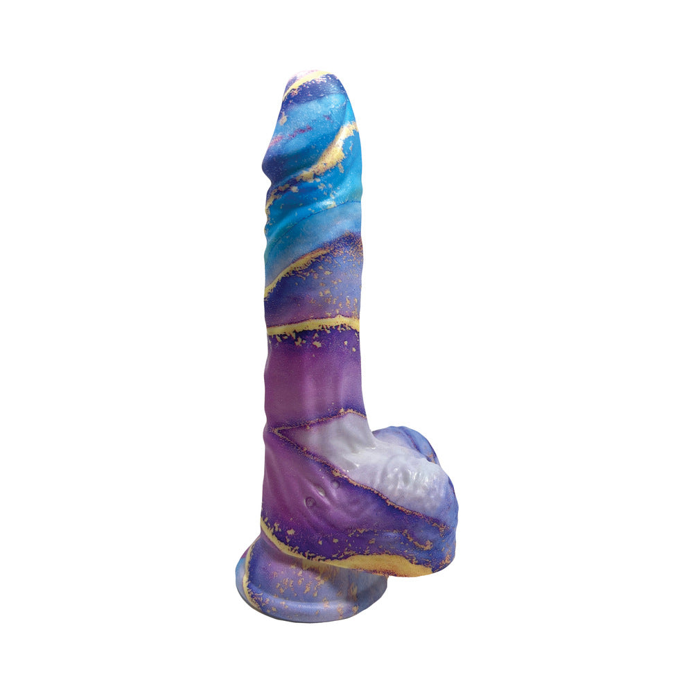 Rock Cocks Aphrodite Marble Silicone Dildo 8 inches