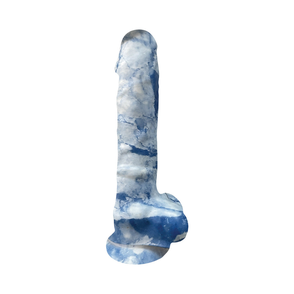 Rock Cocks Zeus Marble Silicone Dildo 7 inches