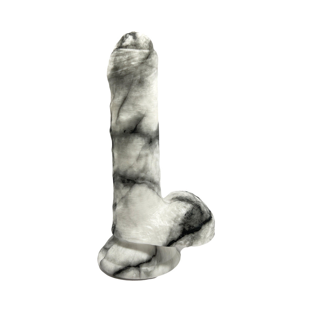 Rock Cocks Pegasus Marble Silicone Dildo 6 inches