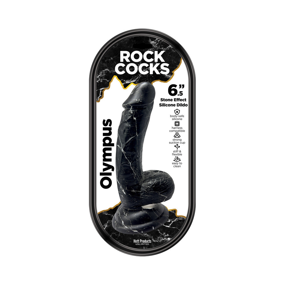 Rock Cocks Olympus Marble Silicone Dildo 6.5 inches