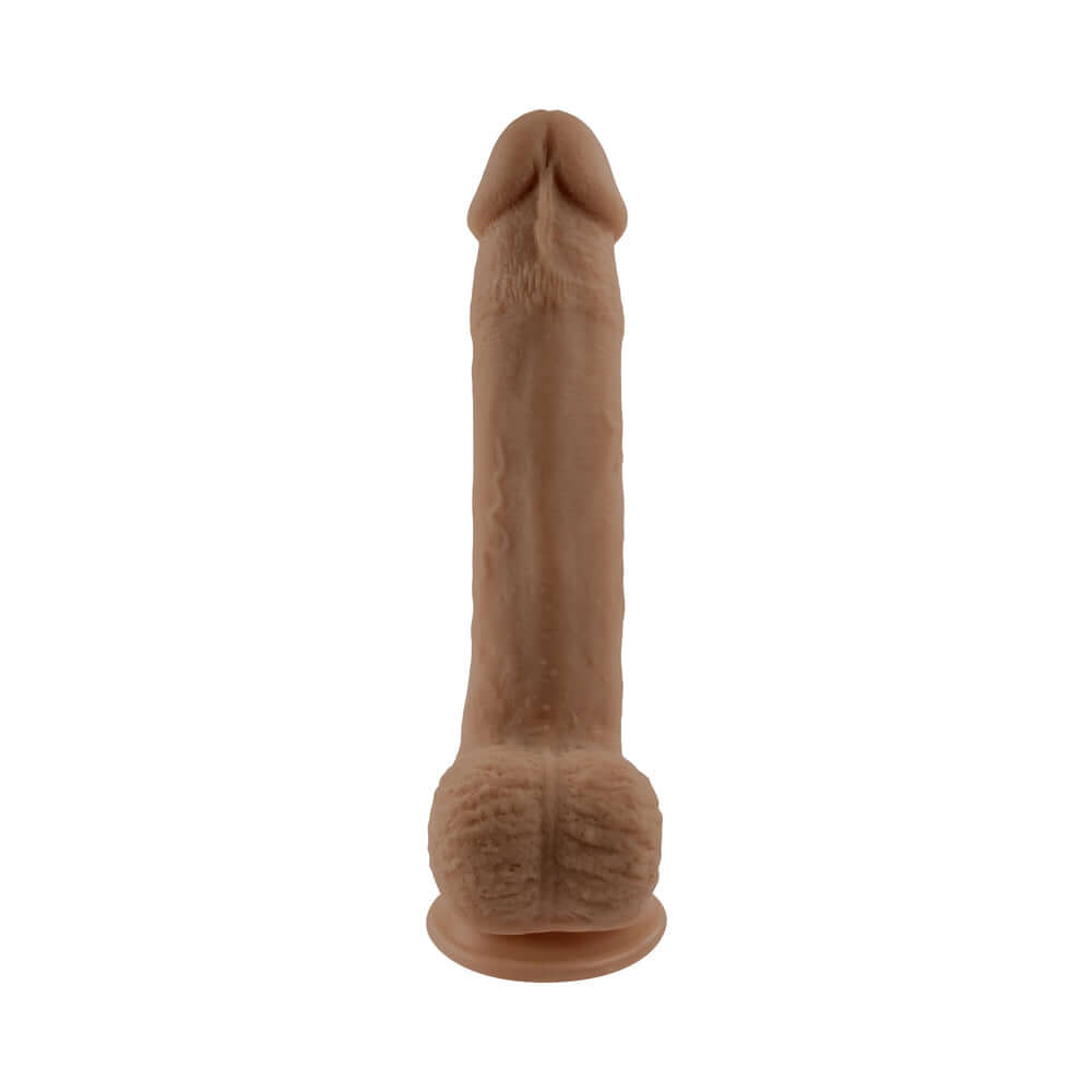 Selopa Natural Feel Flexskin Bendable Dildo with Moving Material 7 inches Dark