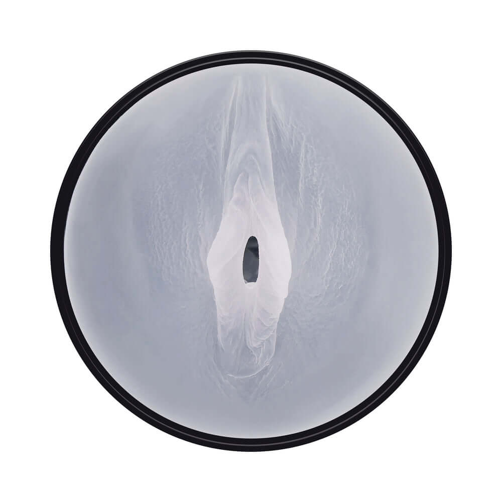 Zero Tolerance Hold Tight Rechargeable Vibrating Squeezeable Cannister Stroker TPE Black/Clear