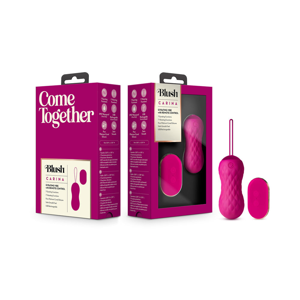 Blush Carina Velvet Gyrating Vibrator
