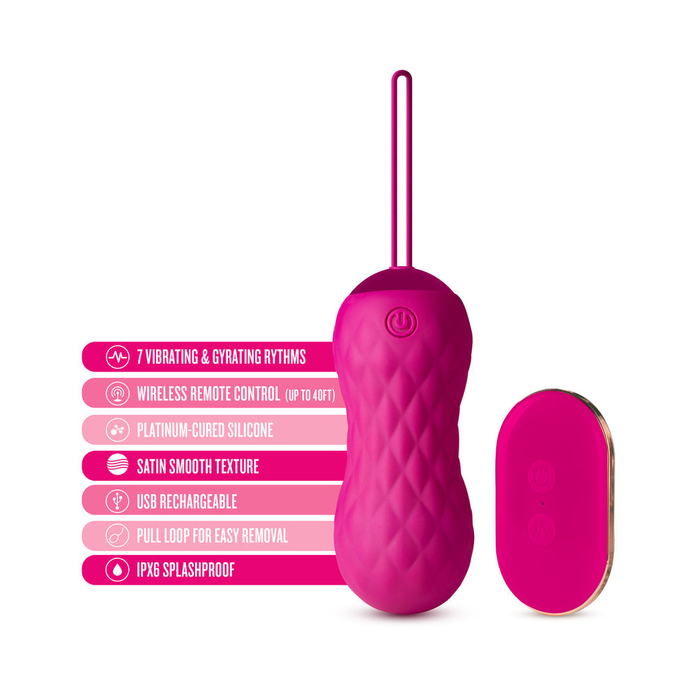 Blush Carina Velvet Gyrating Vibrator