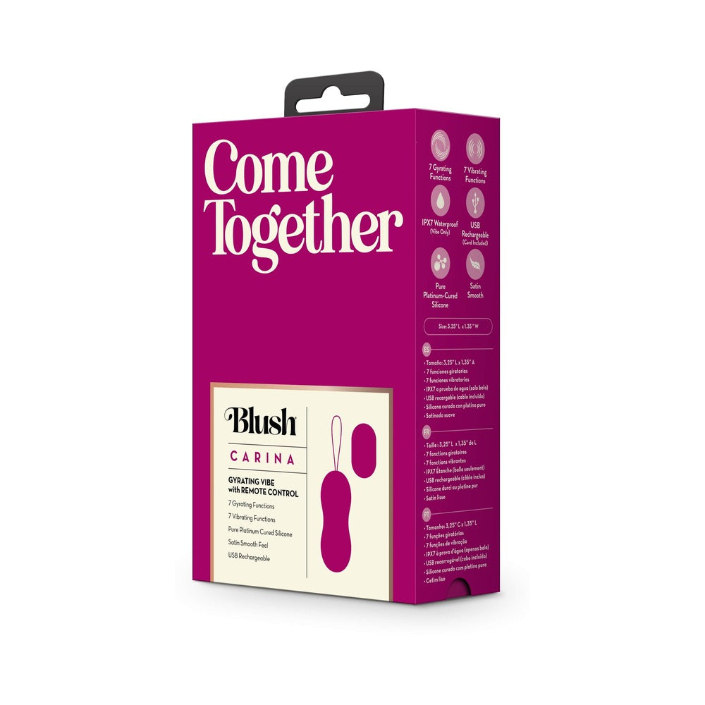 Blush Carina Velvet Gyrating Vibrator