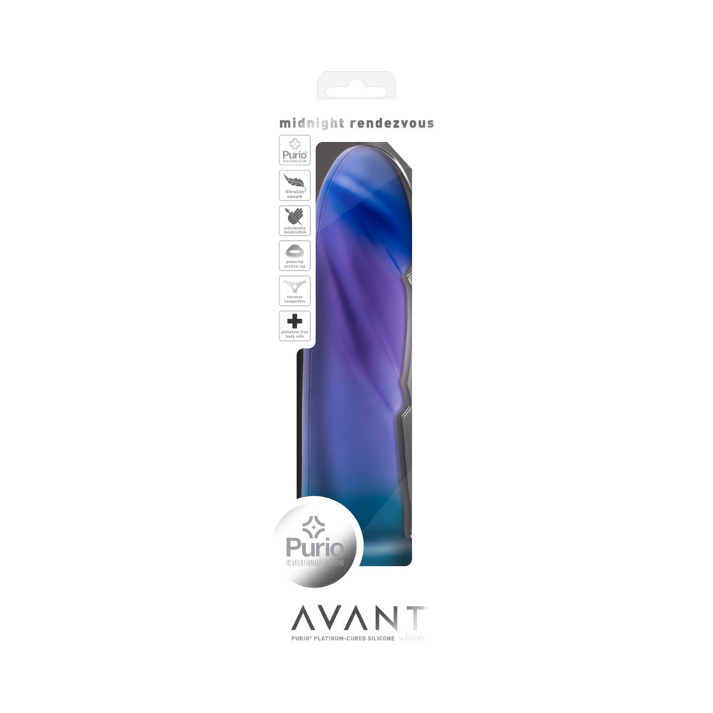 Avant Midnight Rendezvous 7.5 inches Dildo Ocean Blue