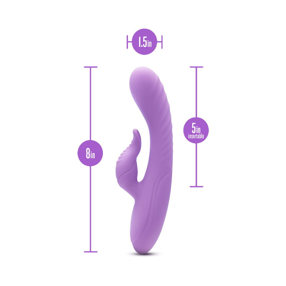Blush Evelyn Rabbit Vibrator Purple