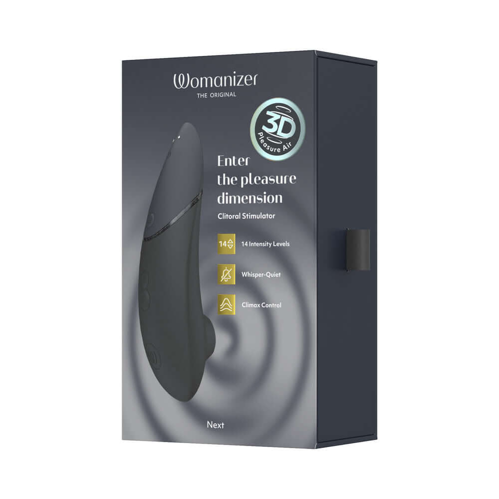 Womanizer Next Rechargeable Silicone Clitoral Stimulator - Black