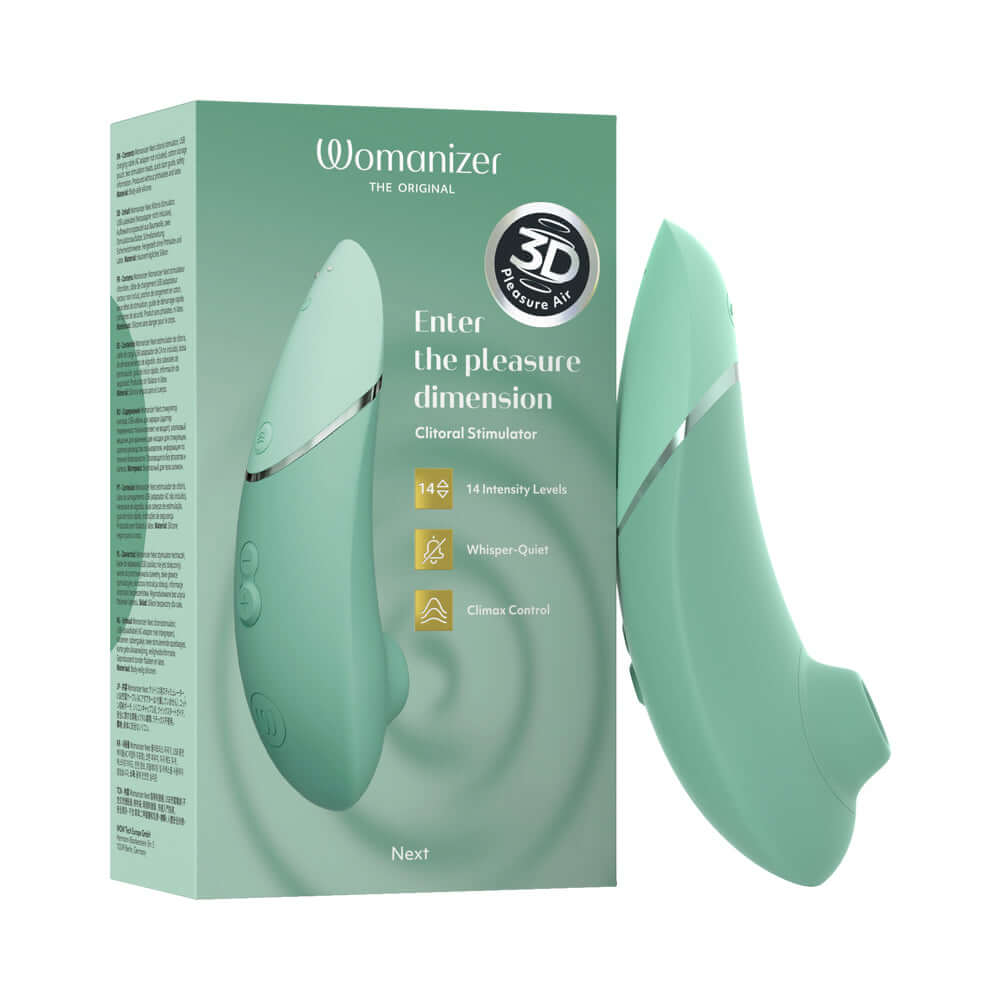Womanizer Next Rechargeable Silicone Clitoral Stimulator - Sage