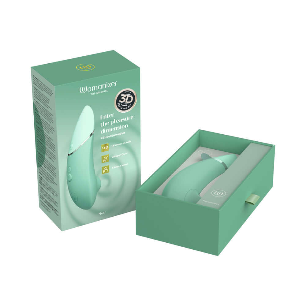 Womanizer Next Rechargeable Silicone Clitoral Stimulator - Sage