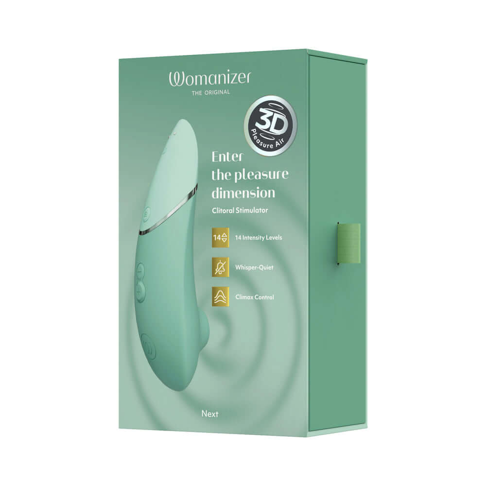 Womanizer Next Rechargeable Silicone Clitoral Stimulator - Sage