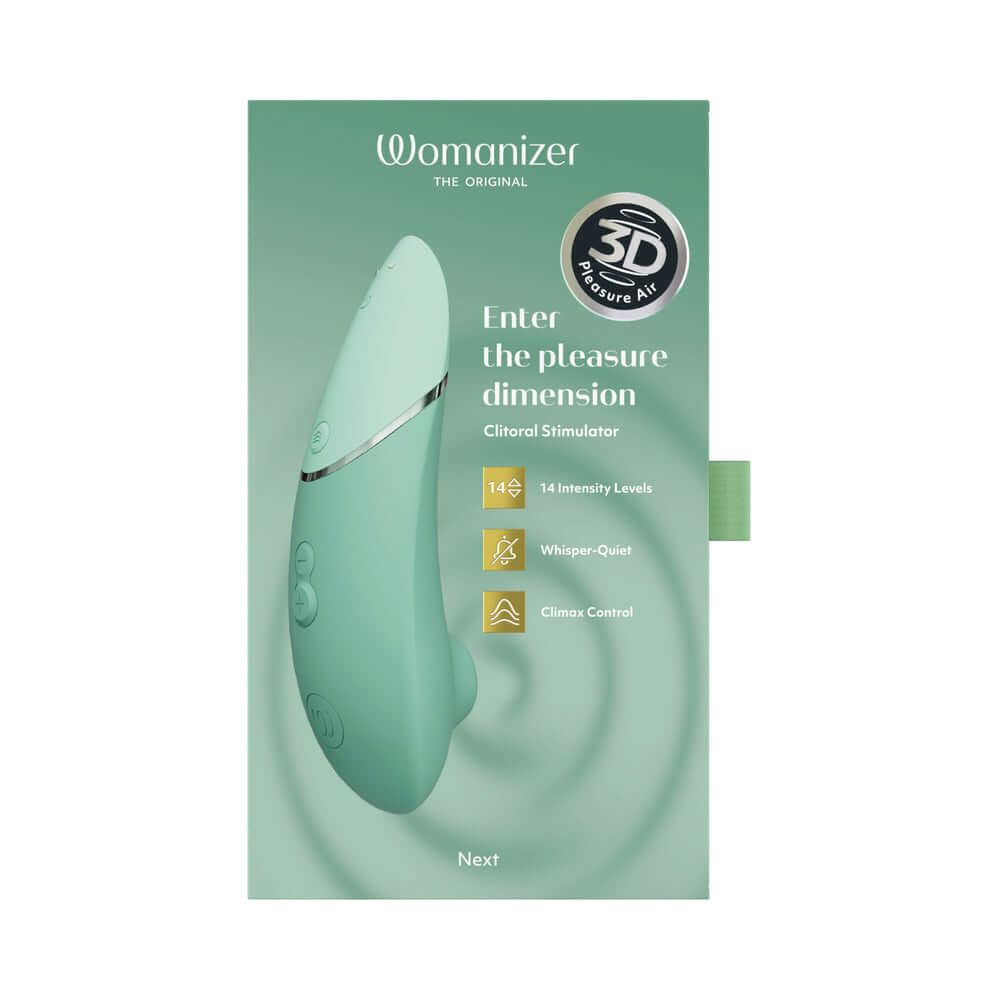 Womanizer Next Rechargeable Silicone Clitoral Stimulator - Sage