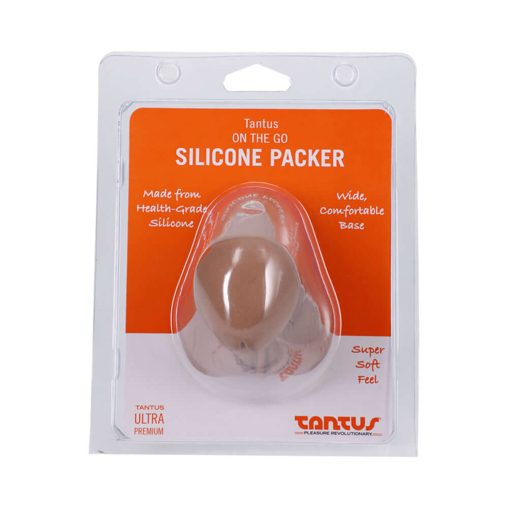 Tantus On The Go Silicone Packer Honey (Clamshell)
