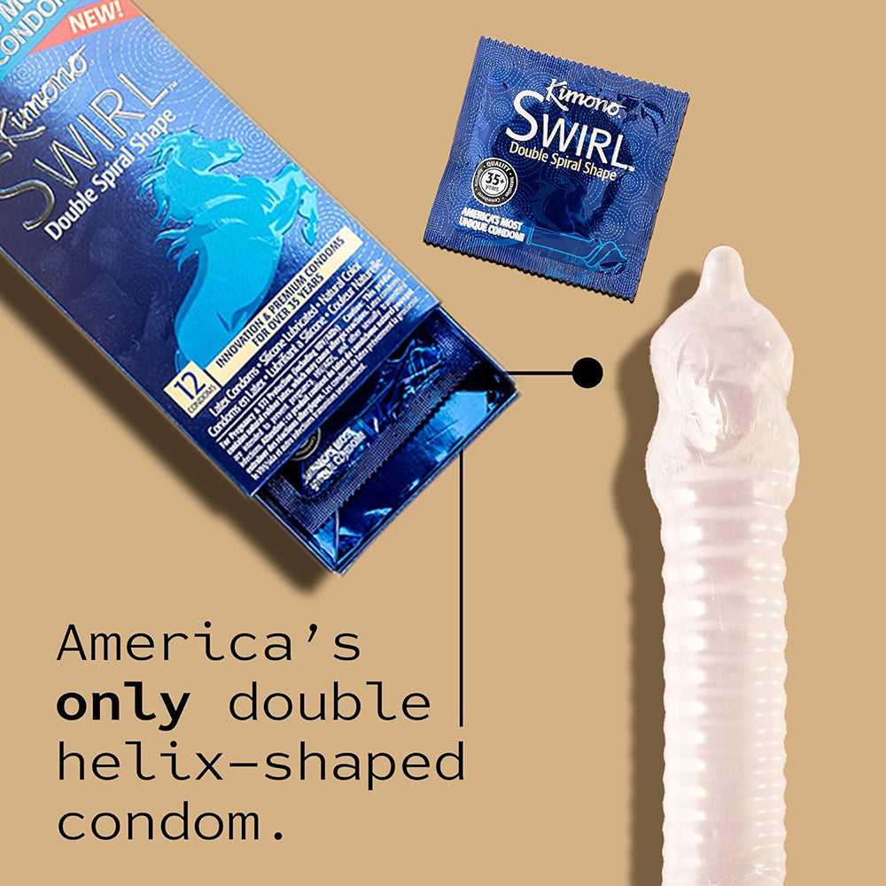 Kimono Swirl Condoms 12-Pack