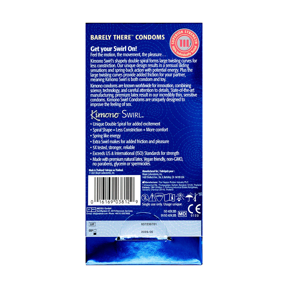 Kimono Swirl Condoms 12-Pack