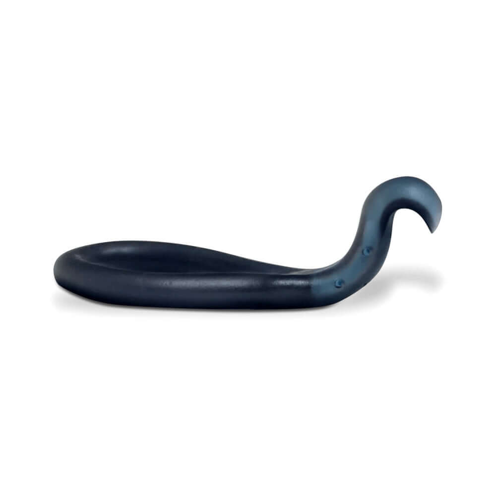 FirmTech MaxPR Penis Ring Black side view, ergonomically designed erection ring for enhanced performance.