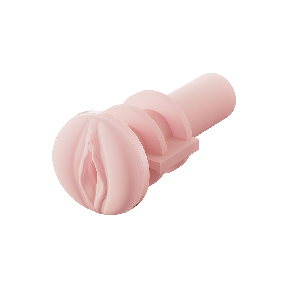 Lovense Vagina Shaped Sleeve for Solace realistic design in soft, body-safe material for enhanced intimate experiences.